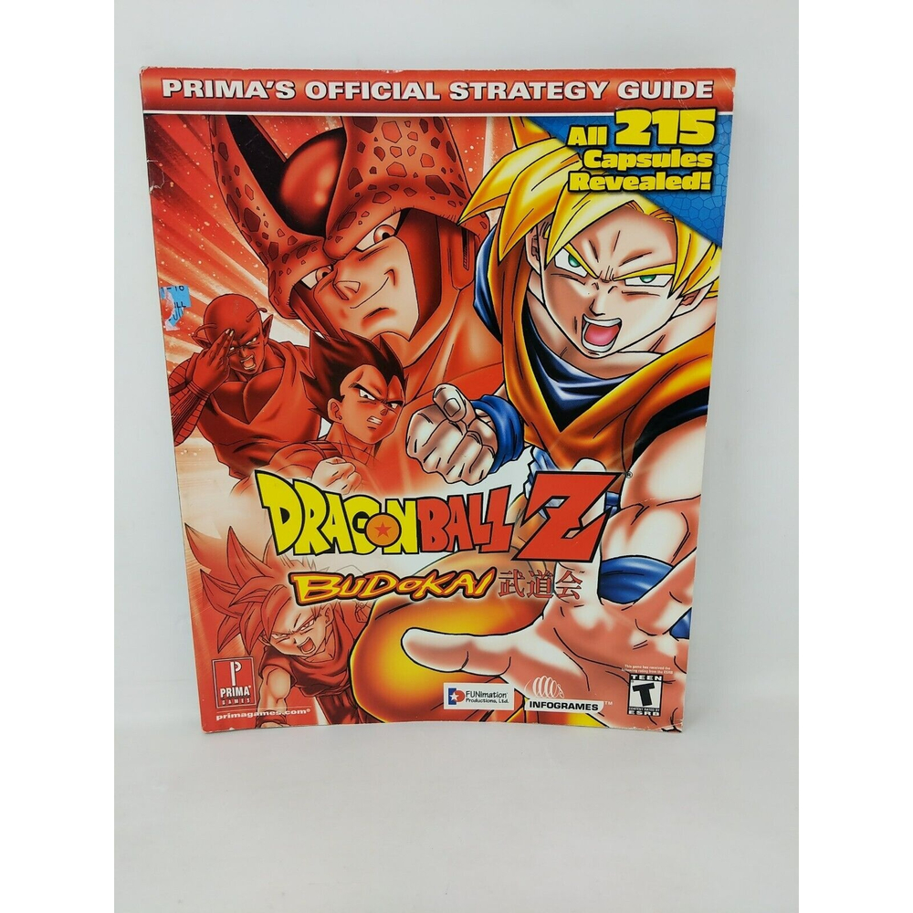 Dragonball Z Budokai Prima Official Strategy Guide Book 2002 PS2 PlayStation 2‎